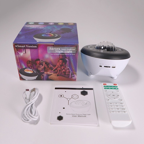 Imagen 5 de 8 de Proyector Galaxia Bluetooth Y Wifi Compatible Alexa Y Google