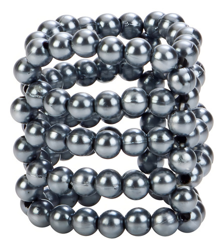 Anéis estimulantes, éxtasis Orgásmico Ultimate Stroker Beads Color Plateado