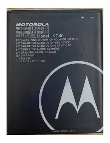 Batería Pila Motorola E6 Plus / Kc40