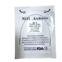 Comprar Arcos Niti Estéticos Blancos Rectangulares X10 Ortodoncia 
