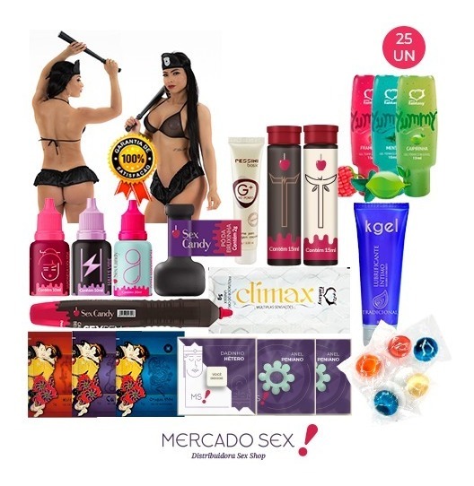 Kit Sexshop 25 Produtos Atacado Revenda Mini Fantasia Sexysh Mercado Livre