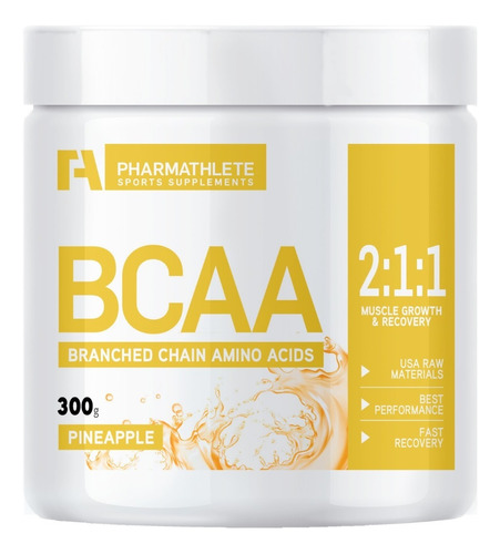 Bcaa 2:1:1 Pharmathlete 300g - Aminoácidos Ramificados 