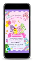 Comprar Invitacion Tarjeta Virtual Ositos Cariñositos Cumpleaños