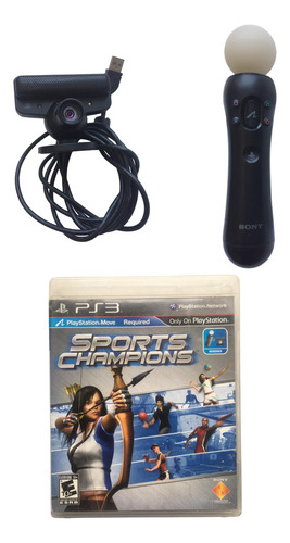 Kit Ps Move Motion Y Camara Eye Ps3 Original Envios (Usado)