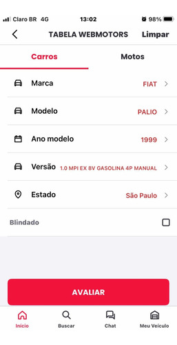 Imagem 7 de 11 de Fiat Palio 1999 1.0 Ex 5p Gasolina