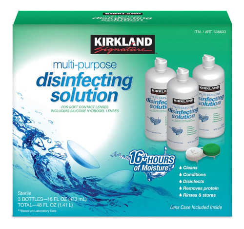 Kirkland Signature Disinfecting Solution, 16 3 Pack