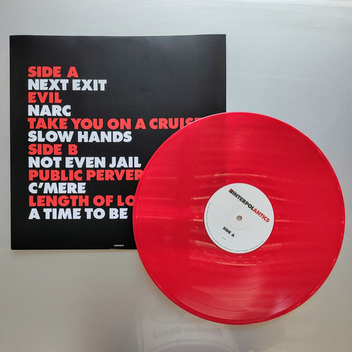 Interpol Antics 20 Anniversary Red Vinyl Abierto Como Nuevo Edición Limitada (Usado)