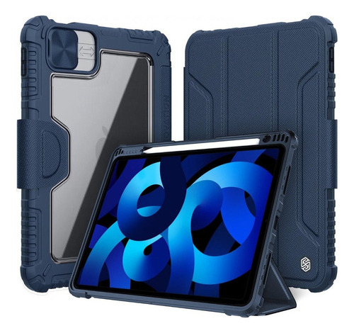 Case Nillkin Bumper Para iPad Air 4 10.9 A2324 A2325 Azul