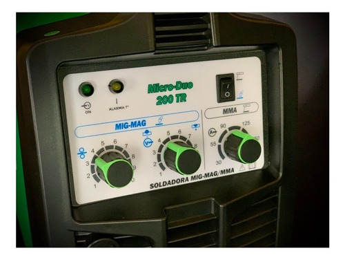 Imagen 2 de 2 de Soldadora inverter RMB Micro-duo 200TR verde y negra 50Hz/60Hz 220V