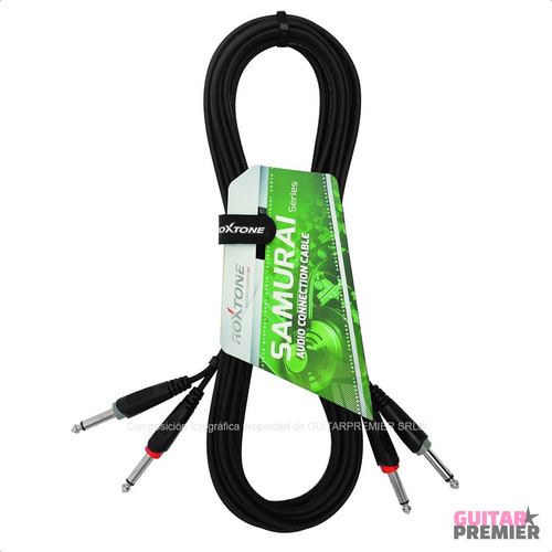 Cable Audio Profesional 2 Plug Mono A 2 Plug Mono 3 Metros