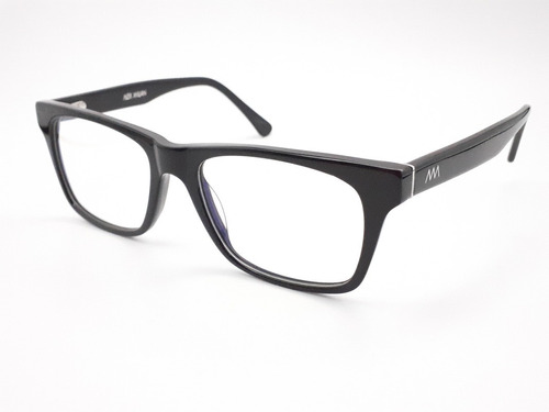 Armação De Grau Oculos Classico 14055 C1 Preto Brilho