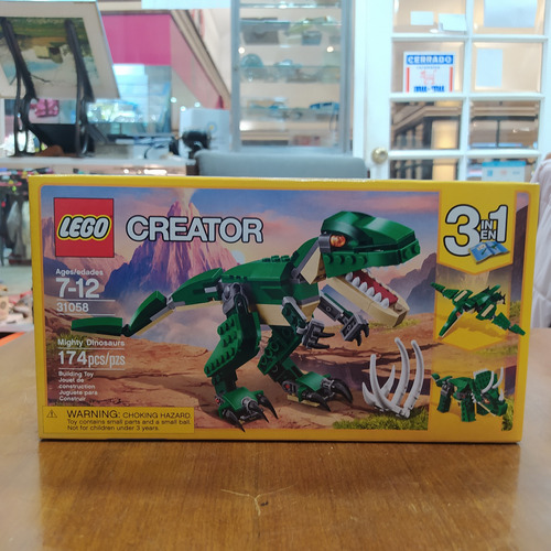 Lego Creator 3 En 1 Mighty Dinosaurs N° 31058 Caja Original