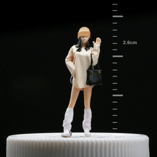 Figura De Niña A Escala 1/64, Modelo Dioramas, Proyectos De