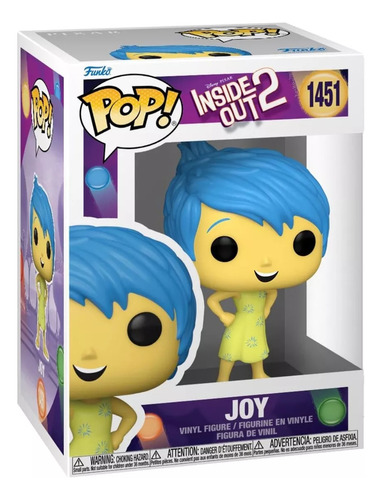 Funko Pop Disney Inside Out Intensamente 2 Joy - Alegria .