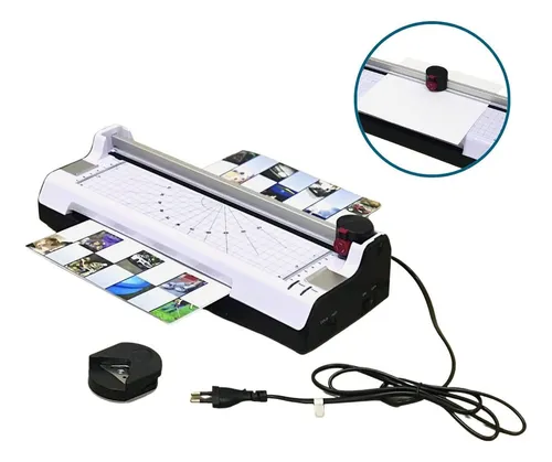 Plastificadora Laminadora Refiladora Importway 5 Em 1 A4 220V