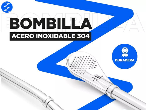 Mate Térmico De Acero Inox. Doble Pared Y Bombilla - 160 Ml Color Negro 160ml