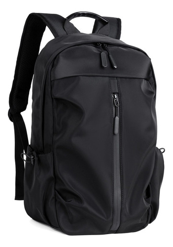 Mochila Reforzada Usb Impermeable Tira P Carry-on Porta Comp Color 02 Negro Q1 Diseño de la tela Memory Fabric