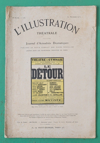 Lote De 11 Revistas Francesas - L' Illustration #f (Usado)