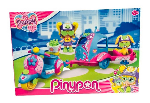 Pinypon Moto Con Carrito Para Mascota Orig Ar1 16247 Ellobo