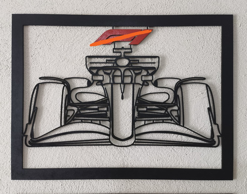 Auto Formula 1 (f1) Decoración De Pared Automovilismo