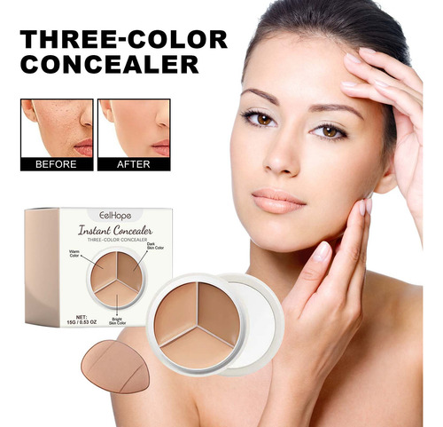 El Corrector De Tres Colores Oculta Las Ojeras Y La Pigmenta