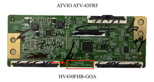 Tarjeta Tcon Atvio Atv-43frf Hv430fhb-g0a (Usado)