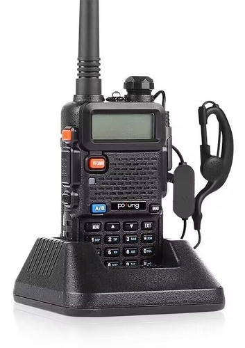 Rádio Walkie Talkie UHF/VHF Nicama 5r com faixas de frequência de fones de ouvido 136-174/400-480 Mhz