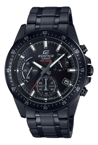 Reloj Casio Edifice Hombre Efv-540dc Garantía.megatime Color De La Malla Negro Color Del Bisel Negro Color Del Fondo 1a