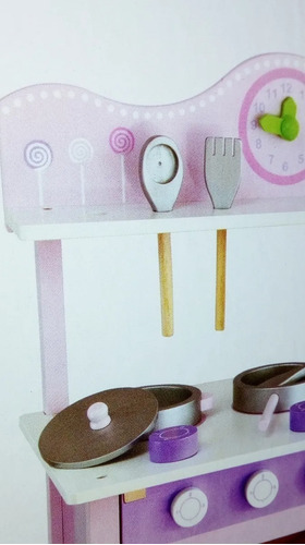 Acool Cocina De Madera Con Accesorios Didactico Ac7702 Ed
