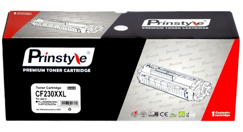 Toner Prinstyle 30x Cf230x 6.000 Pág. Iso Rendimiento 19752