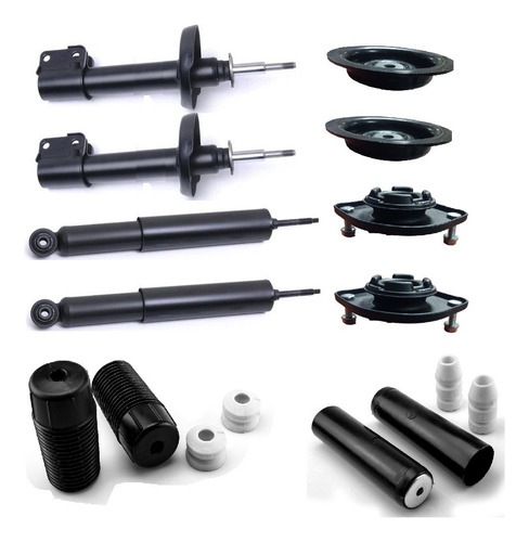 Amortiguador Delt Y Tras Chevy 2010-2011 C/bases Y Cubrepo