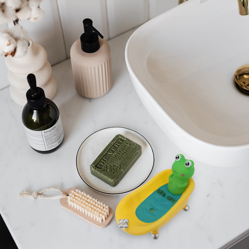 Jabonera De Drenaje Con Forma De Baño, 1 Pieza, Para Uso Dom