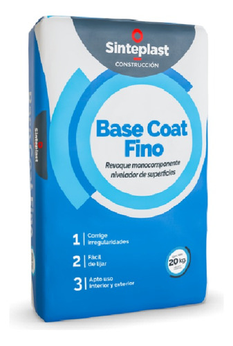 Base Coat Fino X 20kg Sinteplast Eifs Steel Frame