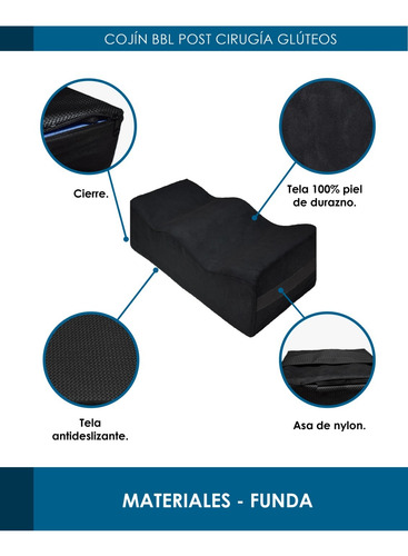 Cojin Bbl Post Cirugia Gluteos + Almohada Lumbar Memory Foam