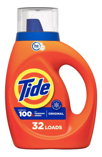 Tide Original He Compatible Liquid Laundry Detergent 42 Oz