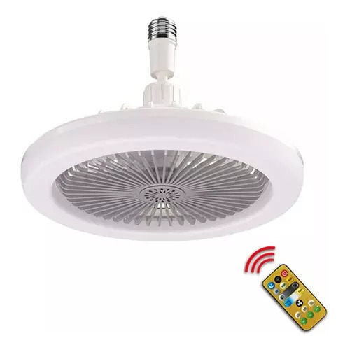 Lámpara Led Moderna Y Silenciosa Con Ventilador De Techo De