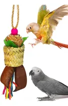 Comprar Juguetes De Pájaros De Hyamass, Juguetes Para Loros De Palma