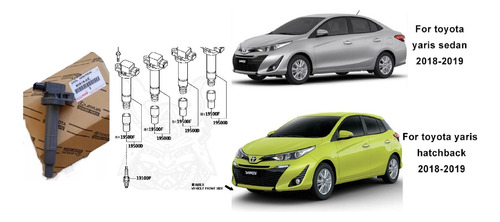 Bobina Yaris 1.6 2020 2021 2022 Con Actuador Cvvt Piñon