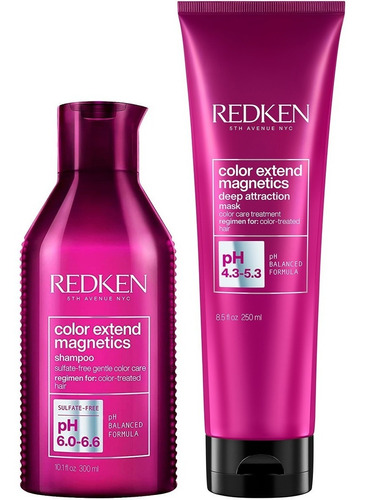 Champú+ Mascarilla Para Cabello Teñido Redken Color Magnetic