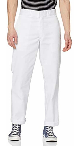 Pantalón De Trabajo Dickies 874, Blanco, 38w X 34l