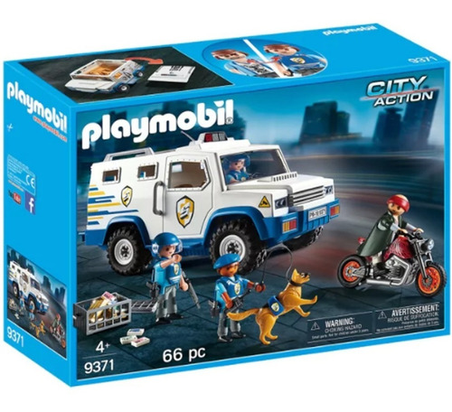 Playmobil Vehículo Blindado. 9371