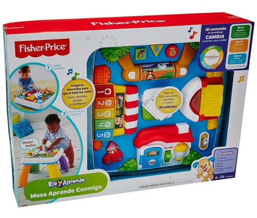 Fisher Price Mesa Multiaprendizaje Interactiva Bilingüe