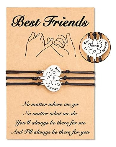 Pulseras De La Amistad Tarsus Para 3, Pulsera Bff Best Frien