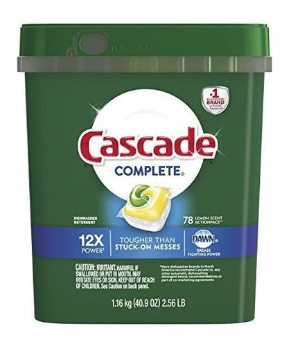 Lavavajillas Cascada Complete Actionpacs Detergente 78 Pack 