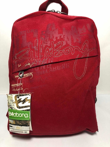 Morral Billabong Tamaño Mediano Rojo