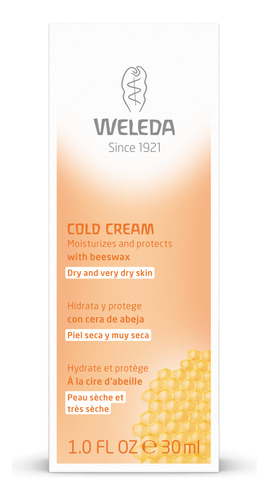 Weleda Cold Cream Piel Seca Hidrata 30ml Apto Celiaco