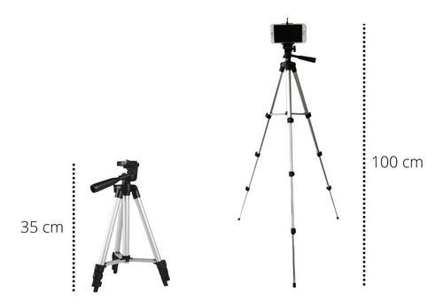 Imagen 4 de 4 de Tripode Ajustable Para Celular Camara Con Nivelador