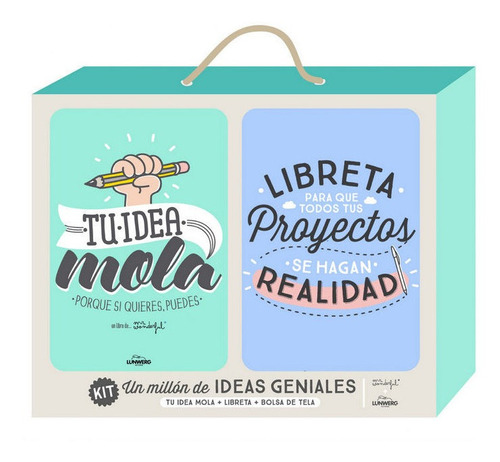 Kit Un Millãâ³n De Ideas Geniales, De Mr. Wonderful. Editorial Lunwerg Editores, Tapa Blanda En Español