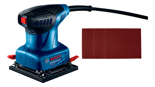 Kit de fresagem Bosch Gkf 550 e kit de lixadeira orbital Gss 140