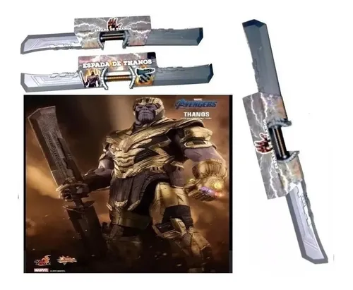 Espada De Thanos Doble De Plastico Asgard Jeg 1134 El Gato